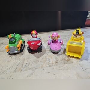 Paw Patrol SEA PATROL Rescue Racers Collection Set Of 4 Rocky Chas‎ Lot